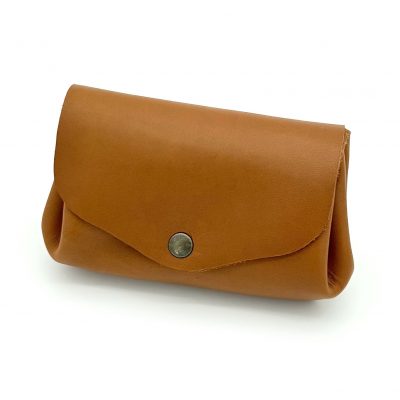 Porte-monnaie à soufflet camel