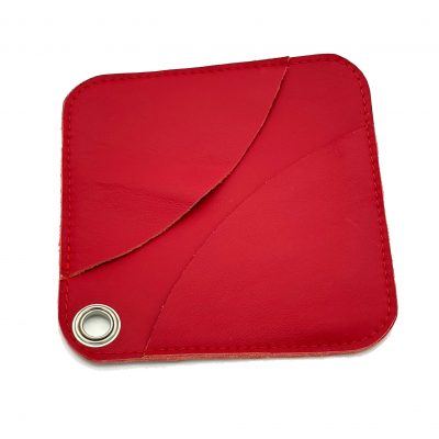 Maniques en cuir rouge – La paire