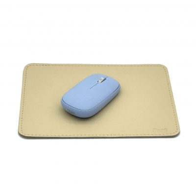Tapis de souris blanc cassé