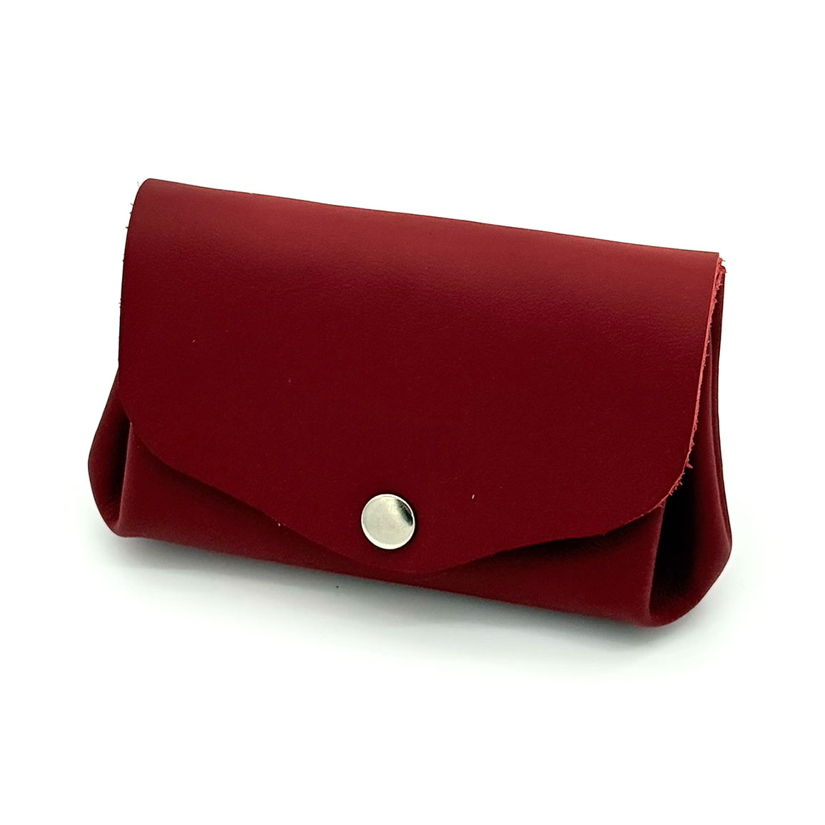 Porte-monnaie à soufflet bordeaux
